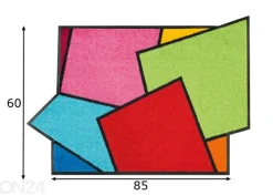 Matto Crazy Cubes 60x85 cm