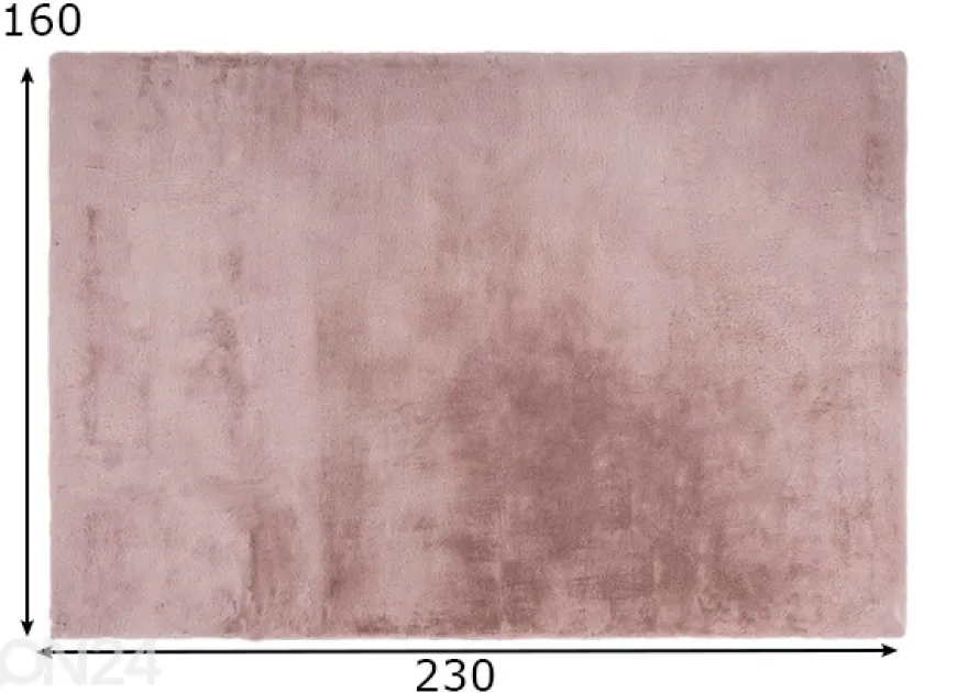 Matto Emotion Pastel Pink 160x230 cm