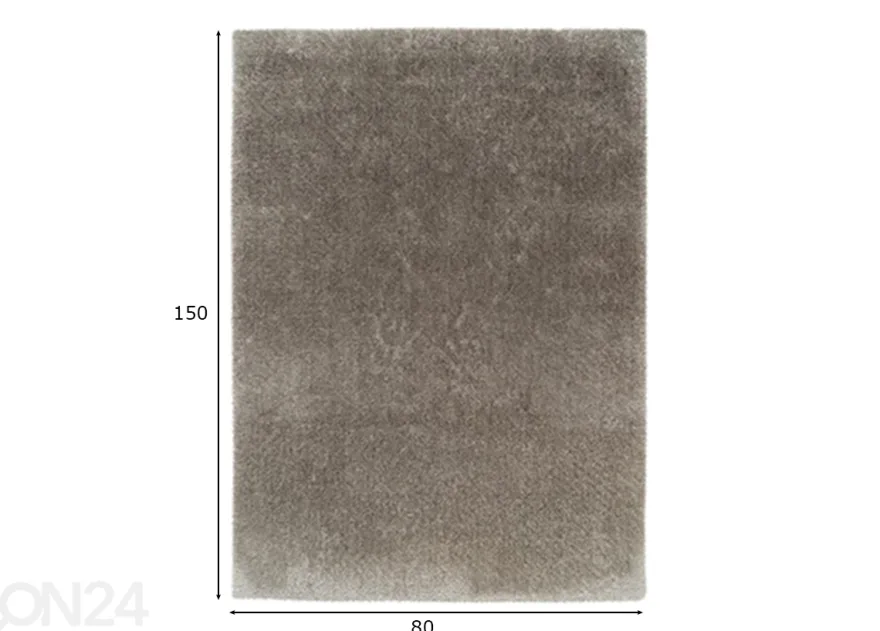 Matto Glamour Silver 80x150 cm