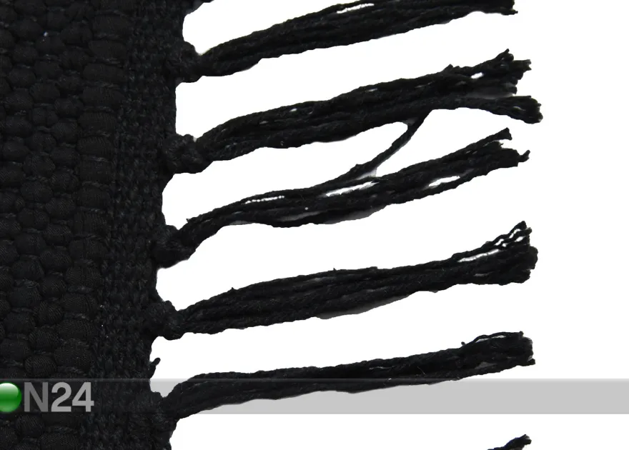 Matto Happy Cotton Uni 60x120 cm, musta