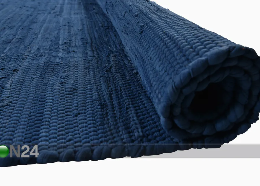 Matto Happy Cotton Uni 90x160 cm, sininen