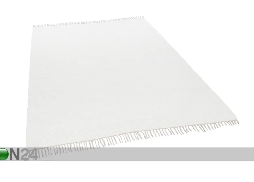 Matto Happy Cotton Uni 160x230 cm, valkoinen