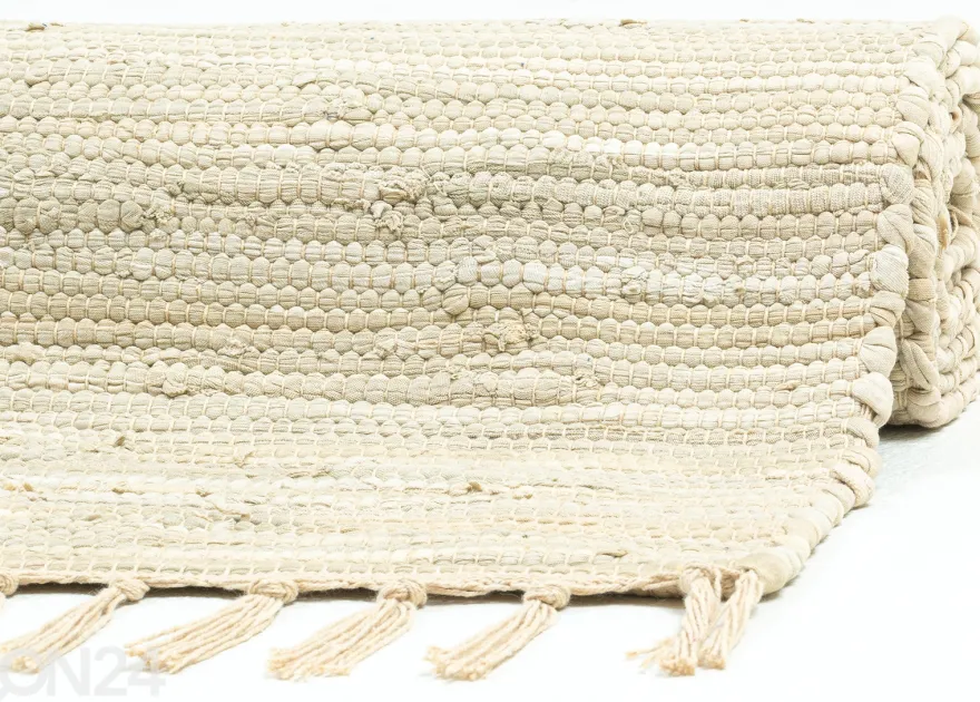 Matto Happy Cotton 60x120 cm, luonnonväri