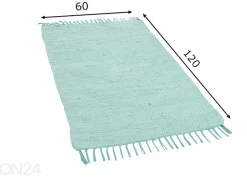 Matto Happy Cotton 60x120 cm, mintun vihreä