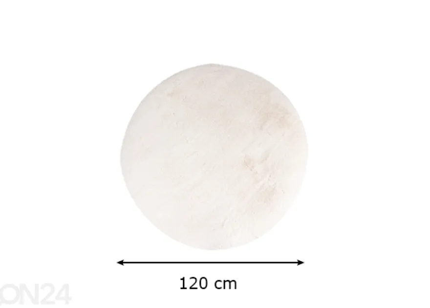 Matto Heaven Ivory Ø120 cm