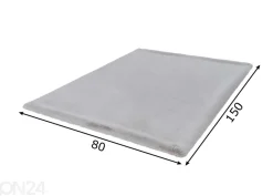 Matto Heaven Silver 80x150 cm