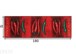 Matto Hot chili 60x180 cm