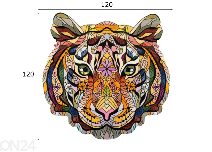 Matto Mystic Wilderness 120x120 cm
