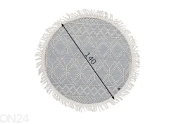 Matto om Tailor Colored Macrame Ø140 cm sininen