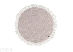 Matto om Tailor Colored Macrame Ø140 cm roosa