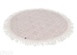 Matto om Tailor Colored Macrame Ø140 cm roosa