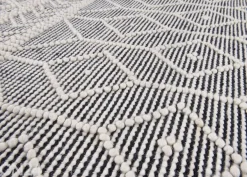 Matto om Tailor Colored Macrame Ø140 cm harmaa