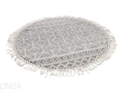 Matto om Tailor Colored Macrame Ø140 cm harmaa