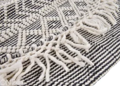 Matto om Tailor Colored Macrame Ø140 cm harmaa