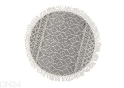 Matto om Tailor Colored Macrame Ø140 cm harmaa