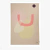 Matto om Tailor Shapes, 140x200 cm vaaleanpunainen/monivärinen