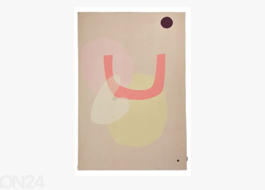 Matto om Tailor Shapes, 140x200 cm vaaleanpunainen/monivärinen