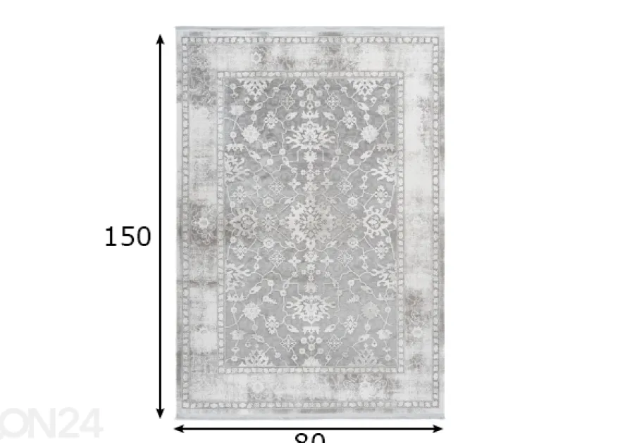 Matto Pierre Cardin Opera Silver 80x150 cm
