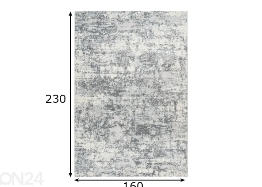 Matto Pierre Cardin Paris Silver 160x230 cm