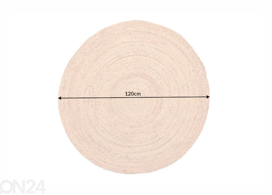Matto Pure Nature Ø 120 cm