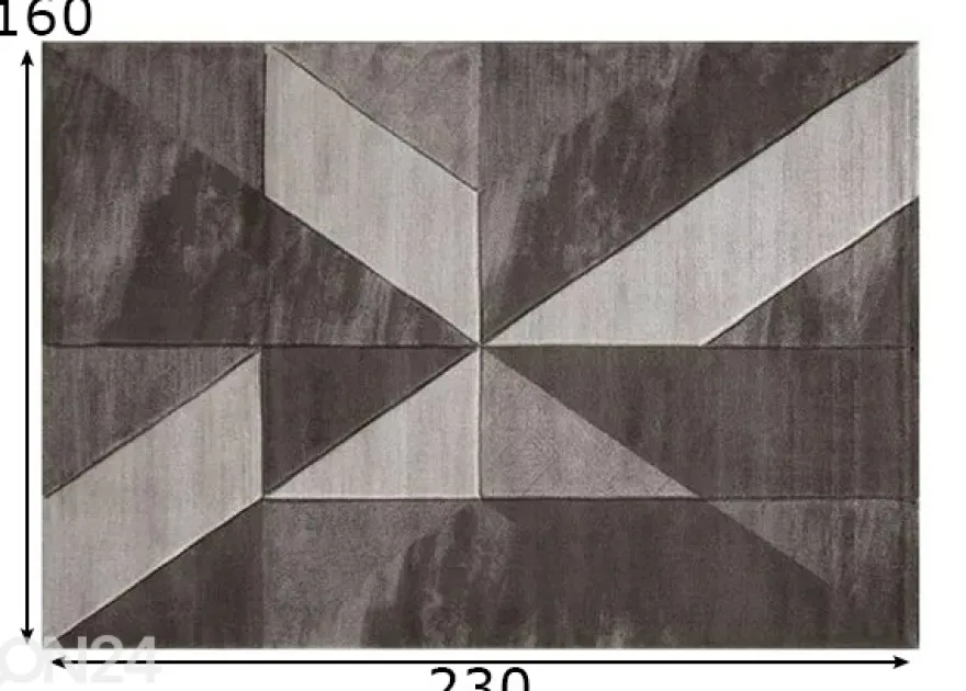 Matto Relax Beige 160x230 cm