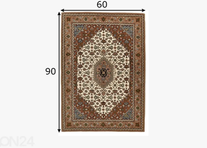 Matto Royal Persian, 60x90 cm beige