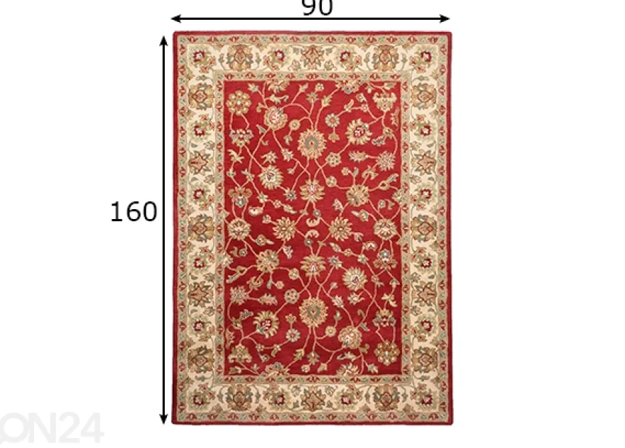 Matto Royal Ziegler 90x160 cm
