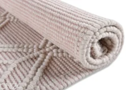 Matto Tom Tailor Colored Macrame, 65x135 cm vaaleanpunainen