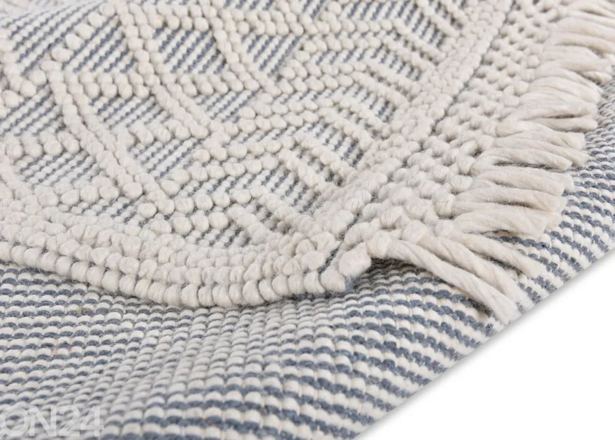Matto Tom Tailor Colored Macrame, 65x135 cm sininen