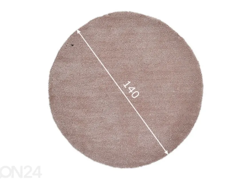 Matto Tom Tailor Cozy Ø140 cm beige