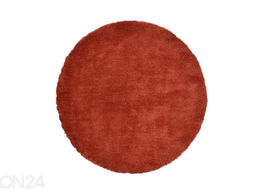 Matto Tom Tailor Cozy Ø140 cm ruosteenvärinen