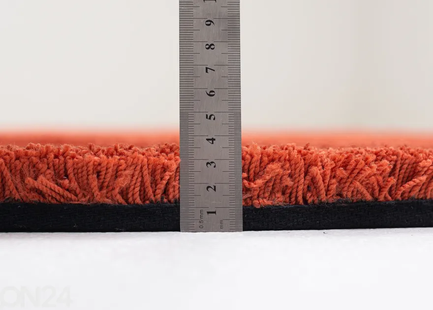 Matto Tom Tailor Cozy Ø140 cm ruosteenvärinen
