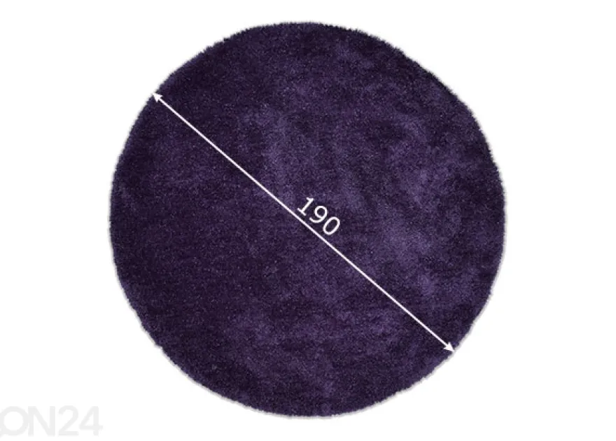 Matto Tom Tailor Cozy Ø190 cm violetti