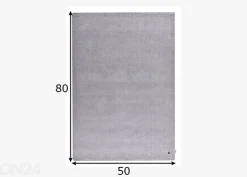 Matto Tom Tailor Cozy, 50x80 cm harmaa