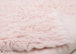 Matto Tom Tailor Fluffy Uni 180x250 cm, vaaleanpunainen