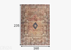 Matto Tom Tailor Funky Outdoor Orient, 160x235 cm ruosteenvärinen