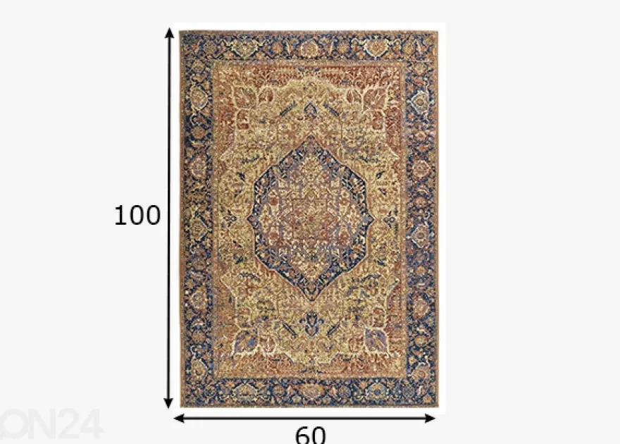 Matto Tom Tailor Funky Outdoor Orient, 60x100 cm kullanvärinen