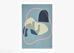 Matto Tom Tailor Shapes, 140x200 cm sininen/monivärinen