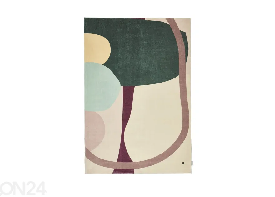 Matto Tom Tailor Shapes, 140x200 cm vihreä/ multi
