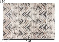 Matto Trendy Beige-Silver 120x170 cm