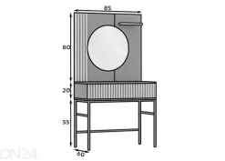 Meikkipöytä 85 cm