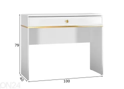 Meikkipöytä Gloss 100 cm