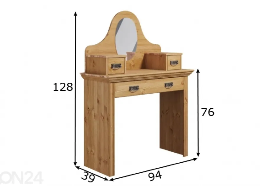 Meikkipöytä Konrad 94 cm