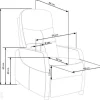 Mekanismituoli recliner Felipe
