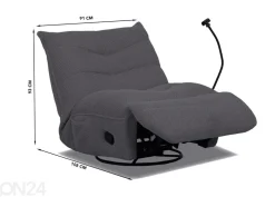 Mekanismituoli recliner kääntyvä