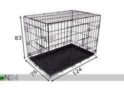 Metallihäkki koirille XXL