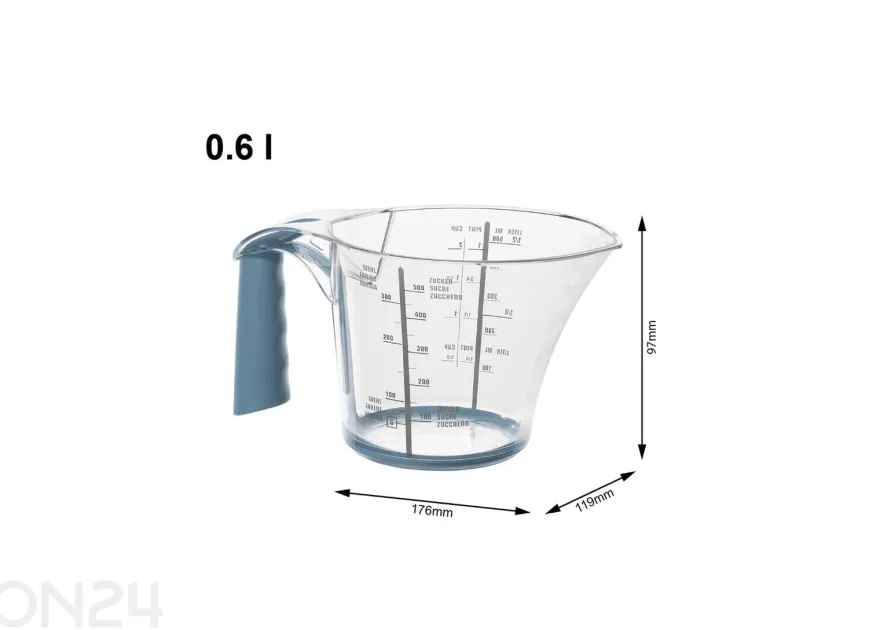 Mitta-astia LOFT 600 ml