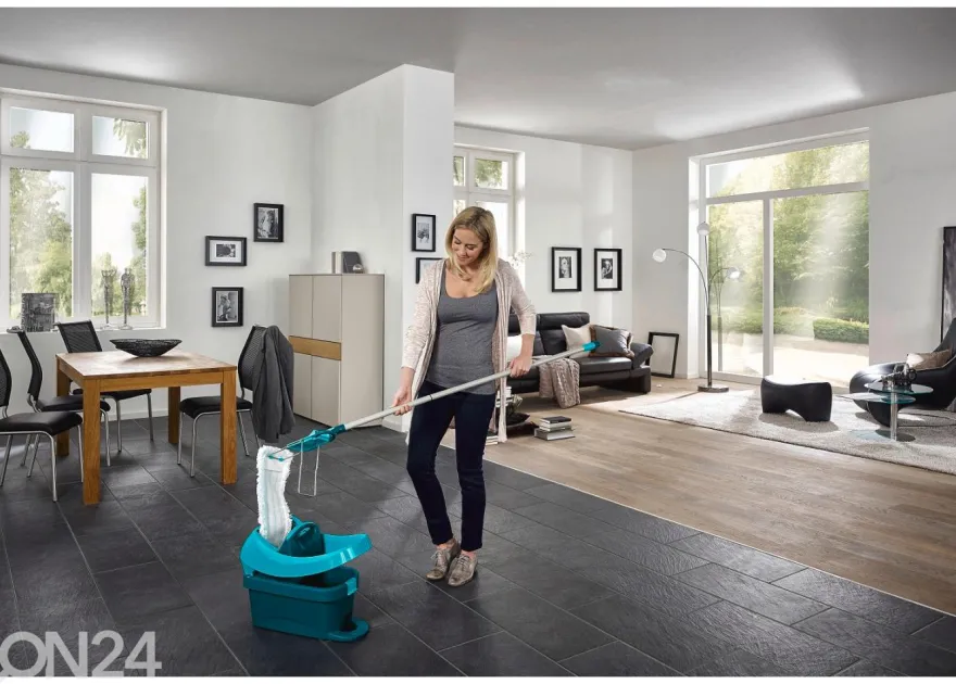 Moppipuristin Leifheit Profi EVO pyörillä 8 L