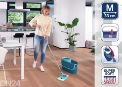 Moppisetti Leifheit Clean Twist M Erg pyörillä