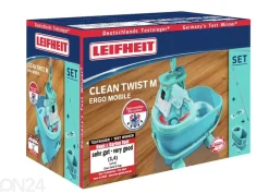 Moppisetti Leifheit Clean Twist M Erg pyörillä